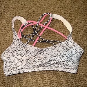 Lululemon Dalmation strappy sports bra